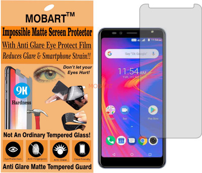 MOBART Tempered Glass Guard for KARBONN PLATINUM P9 2018 (Matte Finish)(Pack of 1)