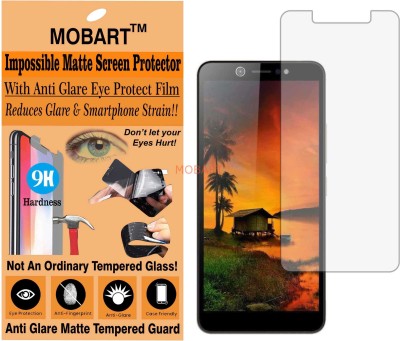 MOBART Tempered Glass Guard for ITEL A44 (Matte Finish)(Pack of 1)