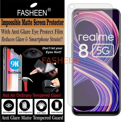 Fasheen Tempered Glass Guard for REALME RMX3241 (Matte Finish)(Pack of 1)