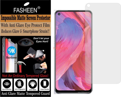 Fasheen Tempered Glass Guard for OPPO CPH2197 (Matte Finish)(Pack of 1)