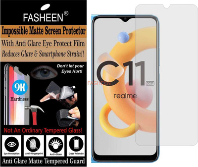 Fasheen Tempered Glass Guard for REALME RMX3231 (Matte Finish)(Pack of 1)