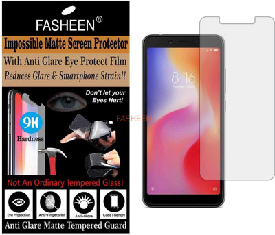 Fasheen Tempered Glass Guard for MI REDMI 6A (Matte Finish)(Pack of 1)