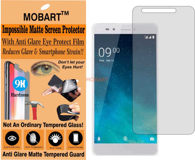 MOBART Tempered Glass Guard for LAVA Z25 (Matte Finish)(Pack of 1)