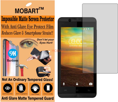 MOBART Tempered Glass Guard for LAVA A51 (Matte Finish)(Pack of 1)