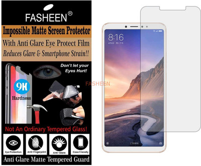 Fasheen Tempered Glass Guard for XIAOMI MI MAX 3 PRO (Matte Finish)(Pack of 1)