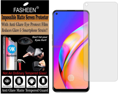 Fasheen Tempered Glass Guard for OPPO F19 PRO (Matte Finish)(Pack of 1)