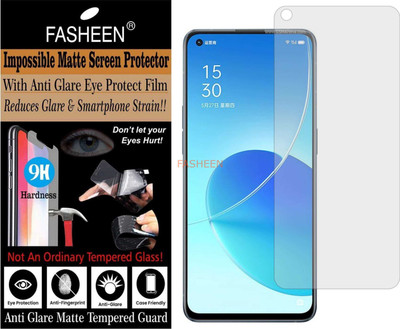 Fasheen Tempered Glass Guard for OPPO RENO6 5G (Matte Finish)(Pack of 1)