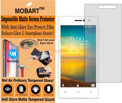MOBART Tempered Glass Guard for LAVA A76 4G (Matte Finish)(Pack of 1)