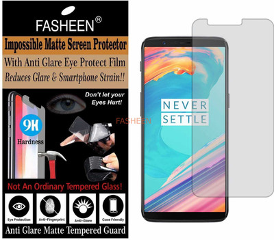 Fasheen Tempered Glass Guard for ONEPLUS 5T (Matte Finish)(Pack of 1)