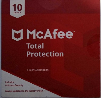 McAfee Total Security 10 User 1 Year(CD/DVD)