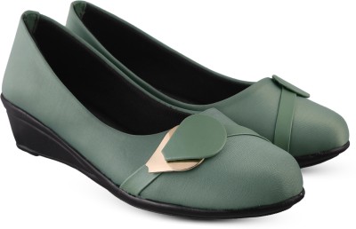 RG Collections Bellies For Women(Green , 6)