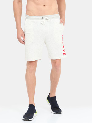 ARDEUR Solid Men White Regular Shorts