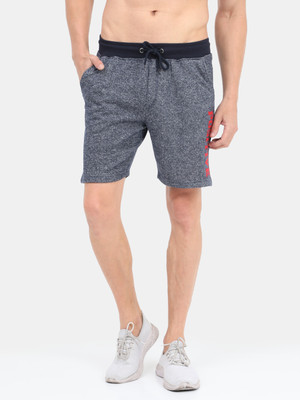 ARDEUR Solid Men Blue Regular Shorts