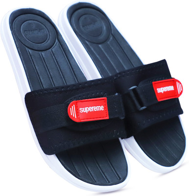 Hocks Men Slides(Black , 2)