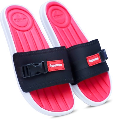 Hocks Men Slides(Red , 9)