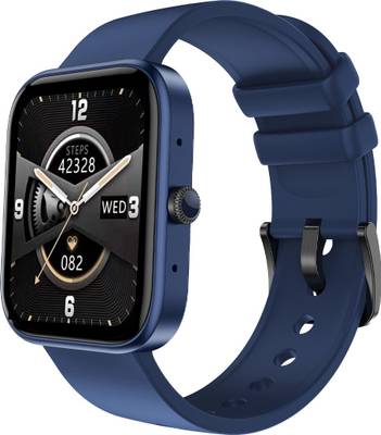 Fire-Boltt Ninja Call 2 (1.7 inch) Bluetooth Calling with 27 Sports Modes Smartwatch  (Blue Strap, Free Size)