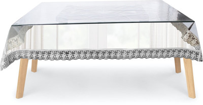The Furnishing Tree Self Design 8 Seater Table Cover(Transparent, PVC)