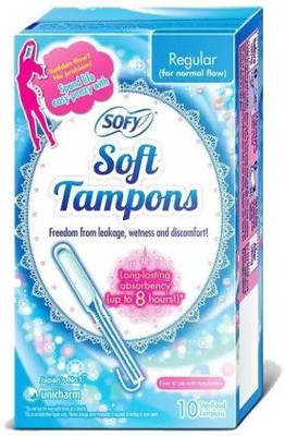 SOFY SofT_Regular Tampons 10N Tampons PACK OF 1 Tampons