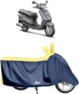 DROHAR Waterproof Two Wheeler Cover for Hero(Duet, Yellow)