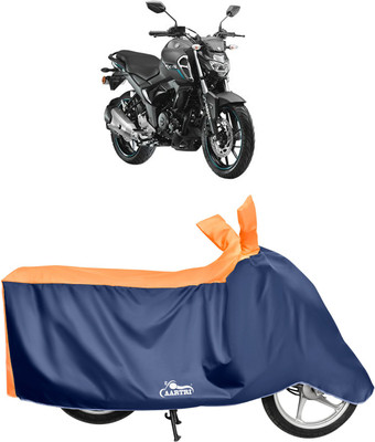 XAFO Waterproof Two Wheeler Cover for Yamaha(FZS-FI, Orange)