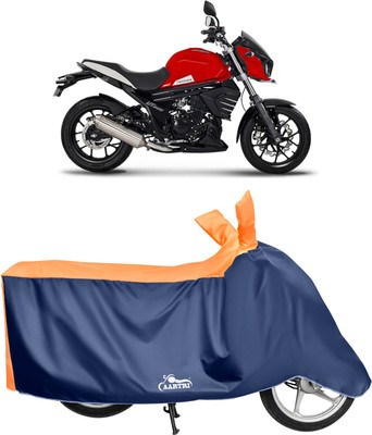 DROHAR Waterproof Two Wheeler Cover for Mahindra(Mojo, Orange)