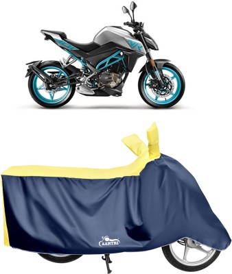 VITSOA Waterproof Two Wheeler Cover for CFMoto(300NK, Yellow)