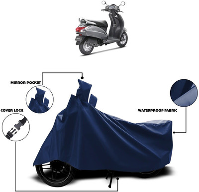 KEDIT Two Wheeler Cover for Honda(Activa 4G, Blue)