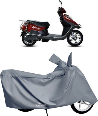 DROHAR Waterproof Two Wheeler Cover for Hero(Electric, Grey)