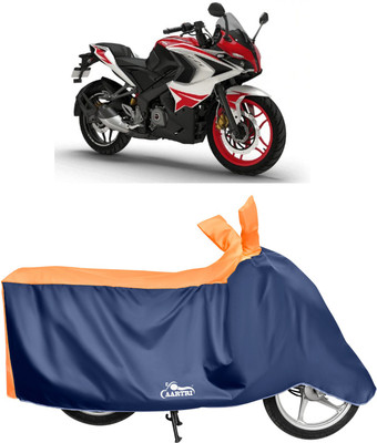 DROHAR Waterproof Two Wheeler Cover for Bajaj(Pulsar, Orange)