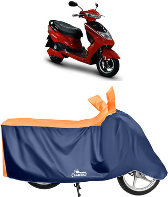 DROHAR Waterproof Two Wheeler Cover for Okinawa(Ridge, Orange)