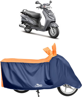 DROHAR Waterproof Two Wheeler Cover for Hero(Duet, Orange)