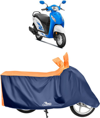 XAFO Waterproof Two Wheeler Cover for Honda(Activa, Orange)