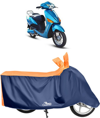 XAFO Waterproof Two Wheeler Cover for Hero(Electric, Orange)