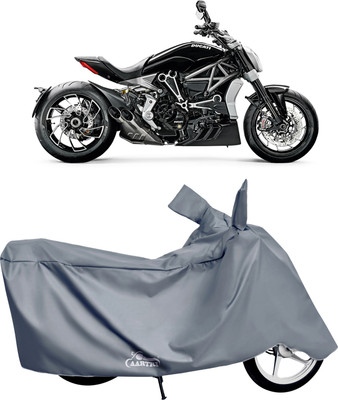 DROHAR Waterproof Two Wheeler Cover for Ducati(XDiavel, Grey)
