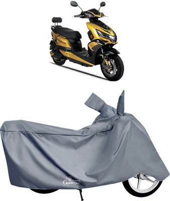 XAFO Waterproof Two Wheeler Cover for Okinawa(Praise, Grey)