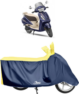 DROHAR Waterproof Two Wheeler Cover for TVS(Jupiter, Yellow)