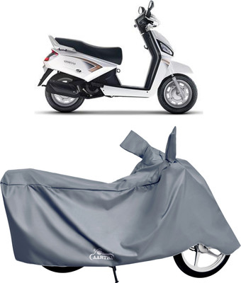 DROHAR Waterproof Two Wheeler Cover for Mahindra(Gusto, Grey)