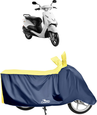 DROHAR Waterproof Two Wheeler Cover for Indus(Yo, Yellow)