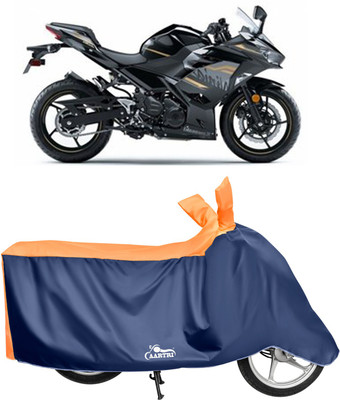 XAFO Waterproof Two Wheeler Cover for Kawasaki(Ninja, Orange)