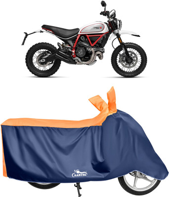 XAFO Waterproof Two Wheeler Cover for Ducati(Scrambler, Orange)