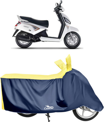DROHAR Waterproof Two Wheeler Cover for Mahindra(Gusto, Yellow)
