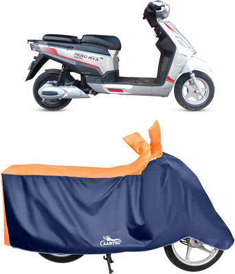 XAFO Waterproof Two Wheeler Cover for Hero(Electric, Orange)
