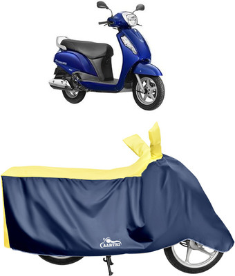 DROHAR Waterproof Two Wheeler Cover for Suzuki(Access, Yellow)