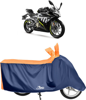 DROHAR Waterproof Two Wheeler Cover for CFMoto(250SR, Orange)