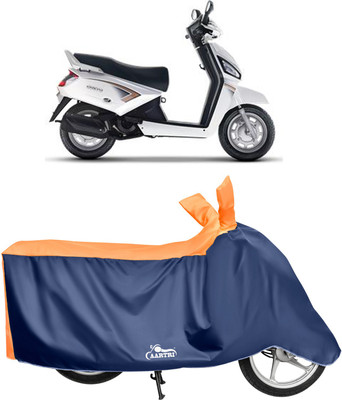 XAFO Waterproof Two Wheeler Cover for Mahindra(Gusto, Orange)
