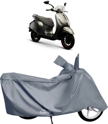 XAFO Waterproof Two Wheeler Cover for Bajaj(Chetak, Grey)