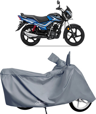 DROHAR Waterproof Two Wheeler Cover for TVS(Star, Grey)
