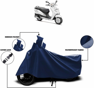 KEDIT Two Wheeler Cover for Hero(Moto Corp Duet, Blue)