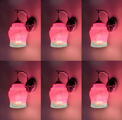 PR Prashant Swing Arm Wall Light Wall Lamp Without Bulb(Pack of 6)