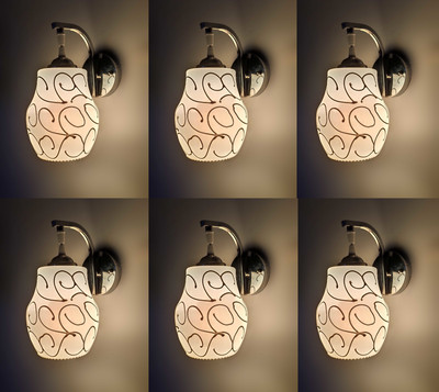 PR Prashant Swing Arm Wall Light Wall Lamp Without Bulb(Pack of 6)